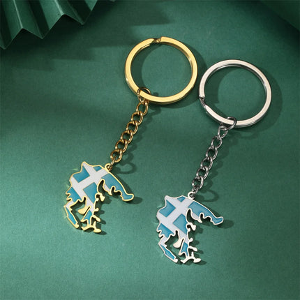 Greece Keyring