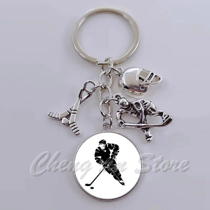 Hockey Keychain