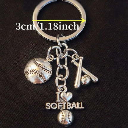 Softball Keychains