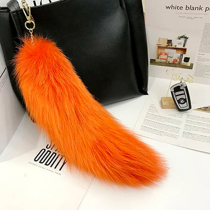 Fox Tail Keychain