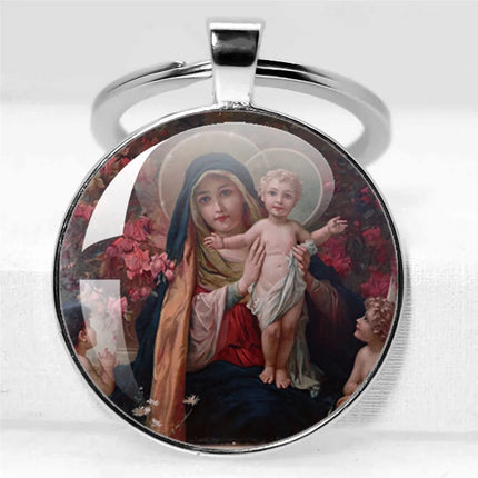 Virgin Mary Keychain