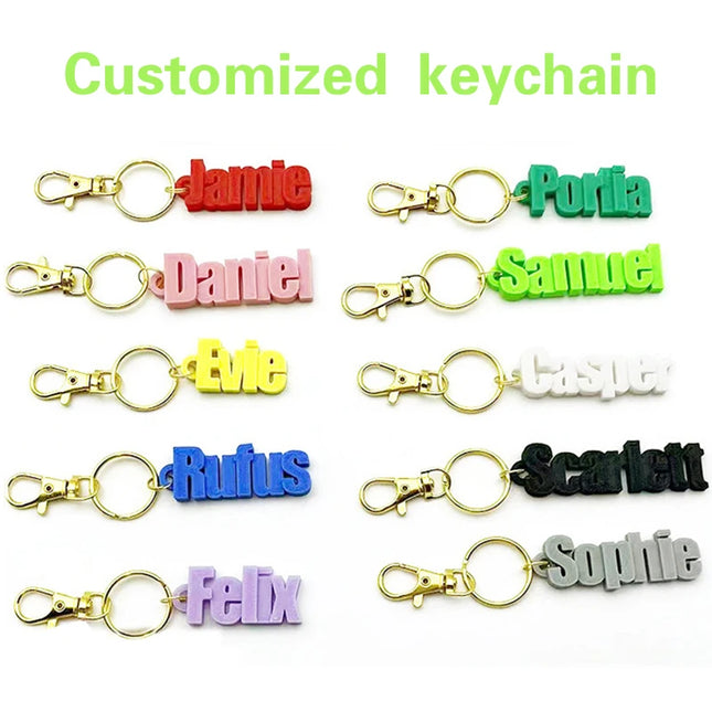 Keychain With Name Tag