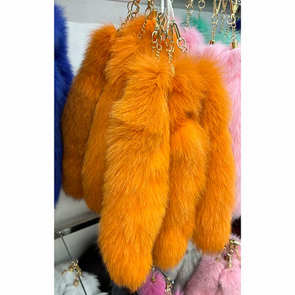 Fox Tail Keychain