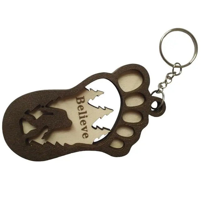 Bigfoot Keychain