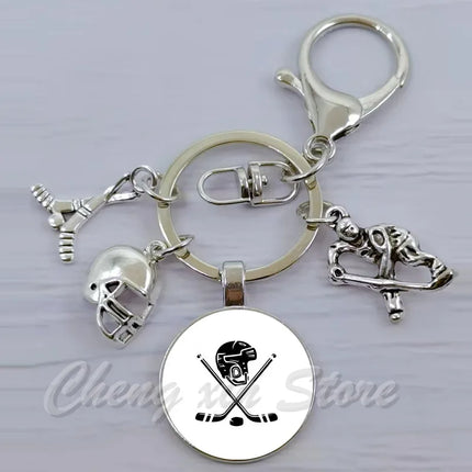 Hockey Keychain