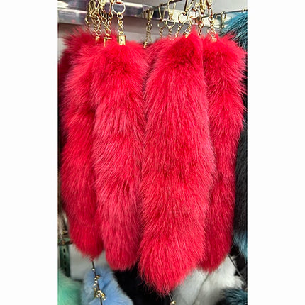 Fox Tail Keychain