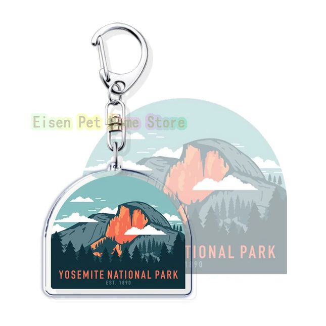 National Park Keychain