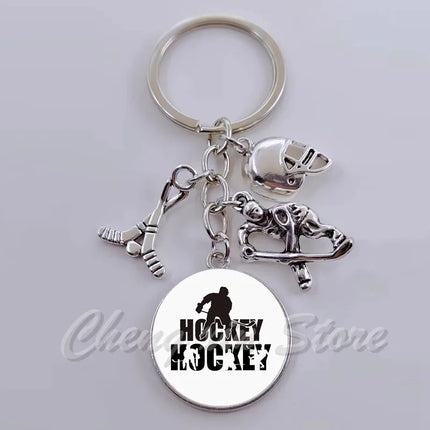 Hockey Keychain