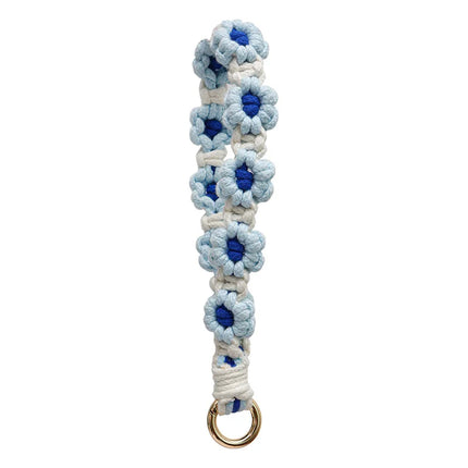 Macrame Flower Keychain
