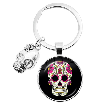 Sugar Skull Keychain