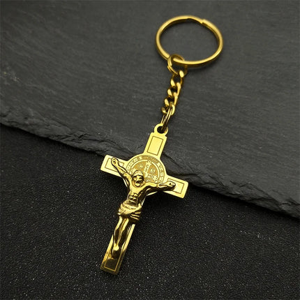 Crucifix Keychain