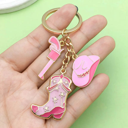 Cowboy Boot Keychain