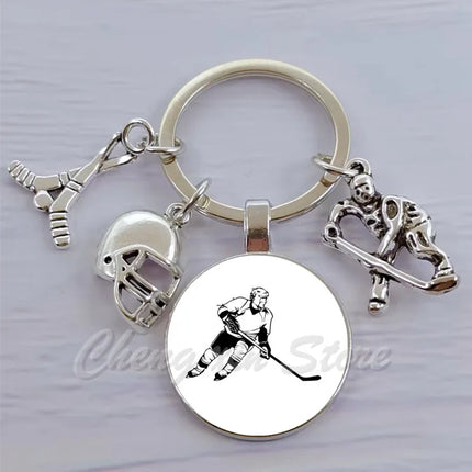 Hockey Keychain