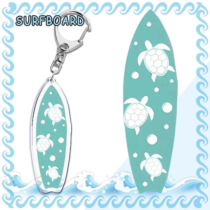 Surfing Keychain