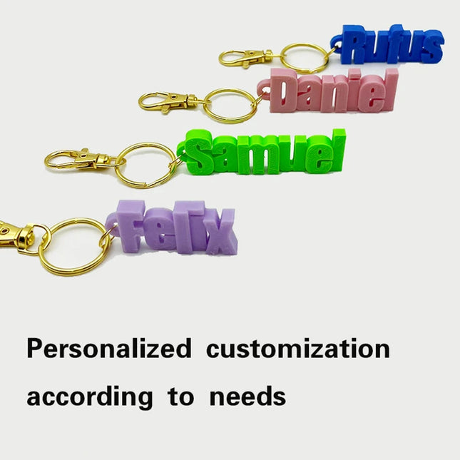 Keychain With Name Tag