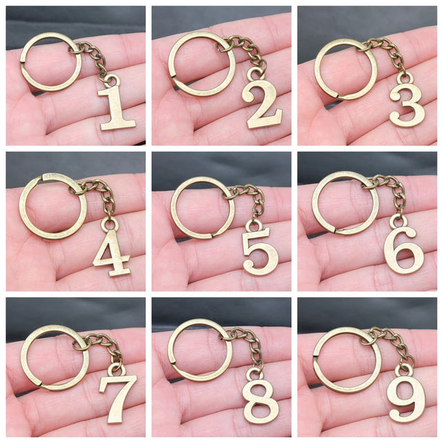 Number Keychain