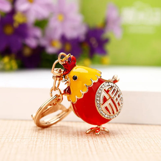 Rooster Keychain