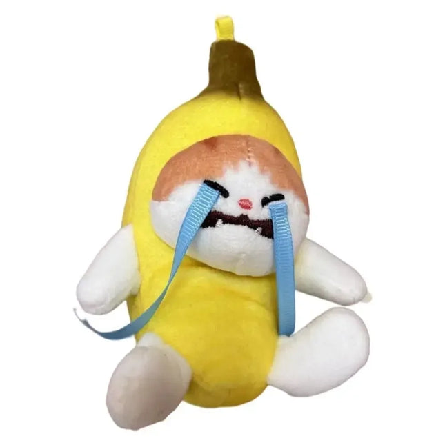 Banana Cat Keychain
