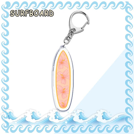 Surfing Keychain