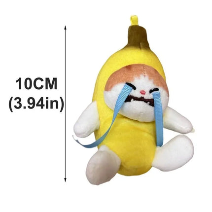 Banana Cat Keychain