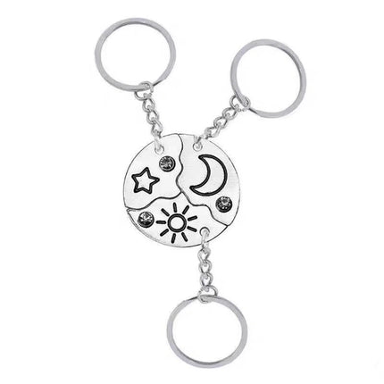 Best Friend Keychains For 3