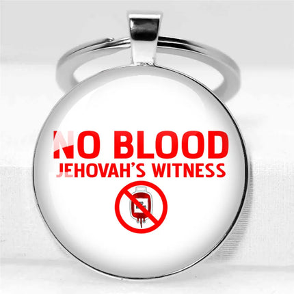 No Blood Keychain