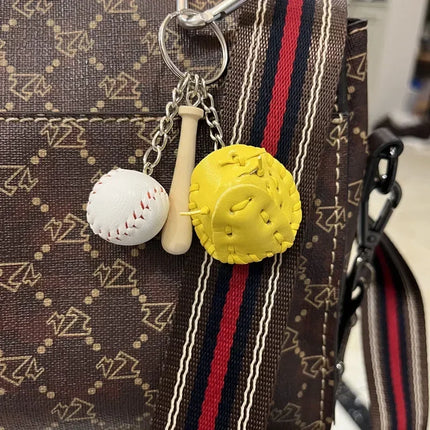 Personalized Baseball Keychain
