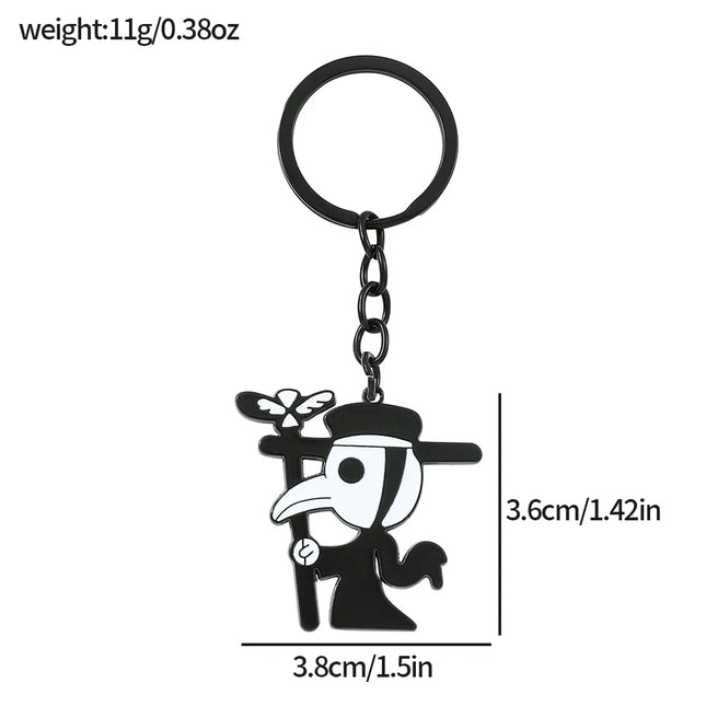 Plague Doctor Keychain