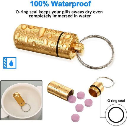 Keychain Pill Holder