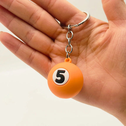 Pool Ball Keychain