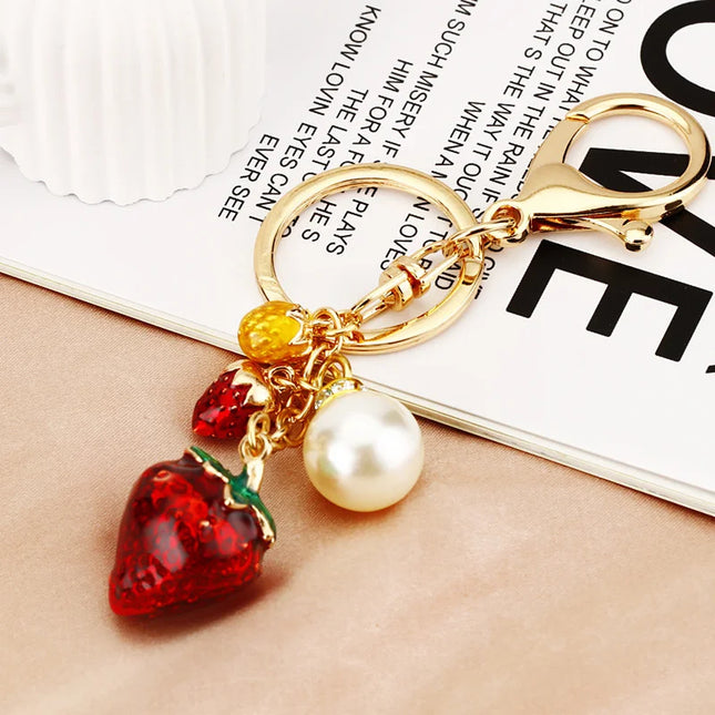 Strawberry Keychain