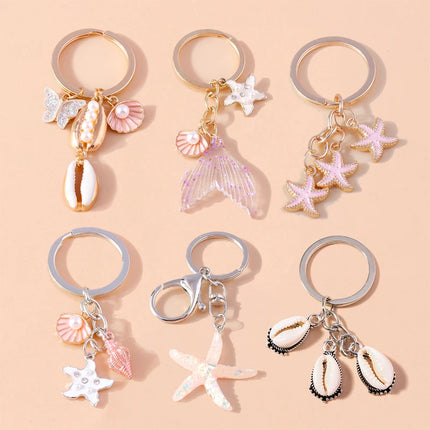 Starfish Keychain