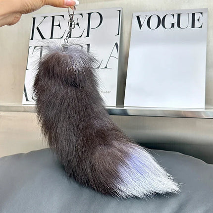 Fox Tail Keychain