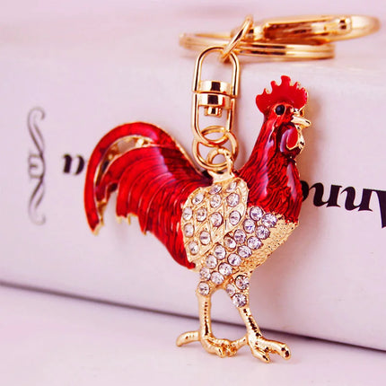 Rooster Keychain