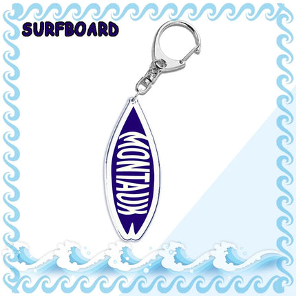 Surfing Keychain