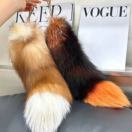 Fox Tail Keychain
