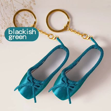 Pointe Shoe Keychain