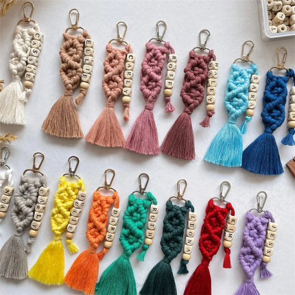 Macrame Keychain With Name