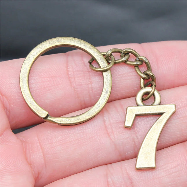 Number Keychain