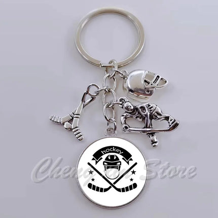 Hockey Keychain