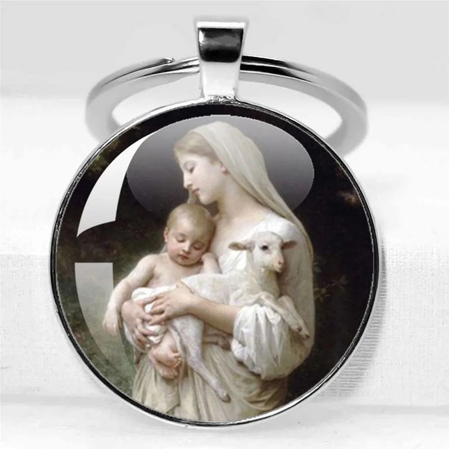 Virgin Mary Keychain