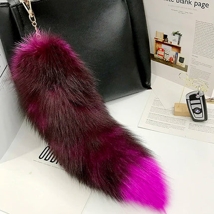Fox Tail Keychain