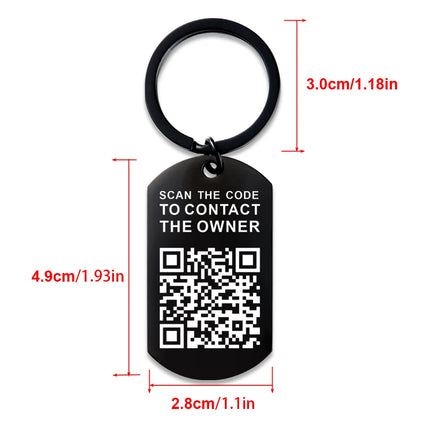 Qr Code Keychain