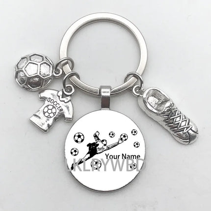 Personalized Soccer Keychains
