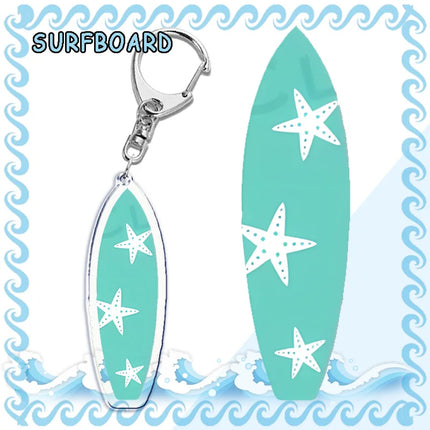Surfing Keychain