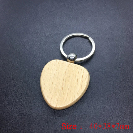 Wood Burned Keychain
