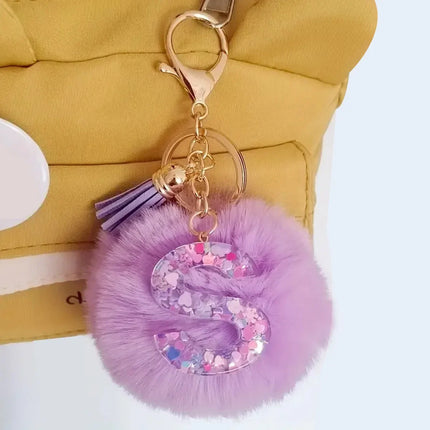 Resin Letter Keychain