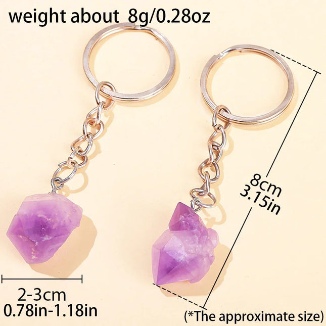 Amethyst Keychain