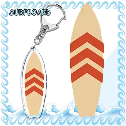 Surfing Keychain