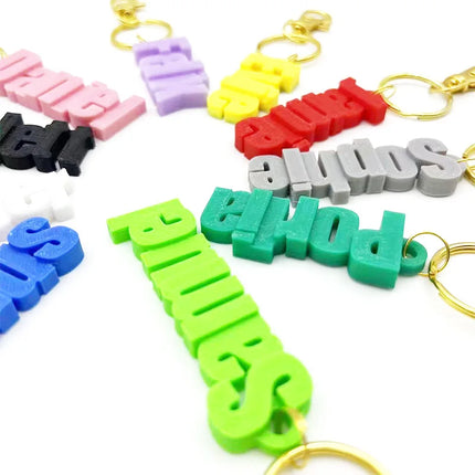 Keychain With Name Tag